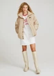 Куртка демісезонна жіноча H&M 202437-4 2XS(160/76) бежевий (2000005002953) - зображення 1