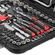 Набір інструментів 1/2" & 3/8" & 1/4", 126 од., Cr-V STORM INTERTOOL ET-8126 - изображение 8