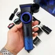 Професійна машинка для стрижки волосся VGR V-001 BLUE з дисплеєм 9000 об/хв та 10 насадками 1,5-24 мм - зображення 9