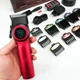 Профессиональная машинка для стрижки волос VGR V-001 RED с дисплеем 9000 об и 10 насадками (1,5-24 мм) - изображение 2