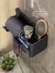 Настінний тримач полиця для фена та штекера Storage Shelf 25*10*10 см, пластиковий - зображення 3
