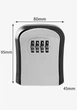 Міні сейф скринька для ключів з кодовим замком Secure Key Box Grey - изображение 4