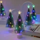 Новорічна настільна ялинка 175 мм з підсвіткою 10 LED Xmas Decor Multicolor - изображение 4