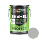 Антикорозійна емаль Kompozit Protect 3 в 1 сріблястий 10кг - зображення 1