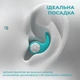 Беруши для сна плавания Акула силиконовые трехслойные шумоподавляющие берушки затычки в уши от храпа в бассейн самолет анатомические в футляре Univerza Синие 56_2_L_2B - изображение 3