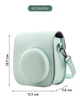 Чехол сумка для фотоаппарата FujiFilm INSTAX mini защитный Экокожа/Микрофибра 13,7х11,7х7,5 см Мятная (CCCF-002) - изображение 4