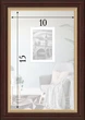 Фоторамка пластиковая 10х15 багет: AM1515-152-32 Темное дерево с золотом (с глянцевым стеклом 1-1.5мм, двп) EmojiFrame - изображение 6