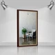 Фоторамка пластиковая 21х30 багет: AM1515-152-32 Темное дерево с золотом (с глянцевым прозрачным пластиком 0.8мм, двп) EmojiFrame - изображение 2