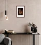 Фоторамка пластиковая 20х30 под фото 15х20 багет: AM1515-054-2 Темное дерево с золотом (с глянцевым стеклом 1-1.5мм, паспарту белое, двп) EmojiFrame - изображение 5