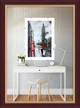 Фоторамка пластиковая 15х21 багет: AM1515-054-2 Темное дерево с золотом (с акриловым стеклом 1.5мм, двп с ножкой) EmojiFrame - изображение 1