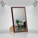 Фоторамка пластиковая 21х30 багет: AM1515-054-2 Темное дерево с золотом (с акриловым стеклом 1.5мм, двп с ножкой) EmojiFrame - изображение 2