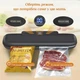 Вакуумный упаковщик и запайщик 10 пакетов EM ZKFK-001 90W Вакуумное упаковочное оборудование Вакууматор ручной для продуктов GS-8446 - изображение 4