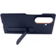 Шкіряний чохол панель Ori Case OEM Leather Case with stand для Samsung Galaxy Z Fold 7 (SM-F966B) Navy - зображення 6