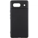 Чохол панель Silicone Silk case Liquid Full Camera для Google Pixel 6 Чорний / Black - зображення 1