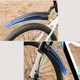Крила велосипедні для колес 20'' 24'' 26'' Feel Fit Чорно-синій - зображення 6