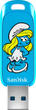 Pendrive SanDisk Smurfs Edition 256GB USB 3.2 Cyan (SDCZIS-256G-G46) - obraz 2