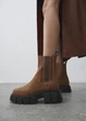Женские коричневые полусапоги MOSCHINO Love 39 (JA24075G0NIG0210-39) - изображение 3