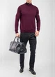 Мужской бордовый джемпер HARMONT&BLAINE L (HRP014030788_543-L) - изображение 6