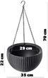 Підвісний квітковий горщик Keter 229545 - зображення 3
