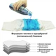 Пояс для собак великих порід XL 60-66 см (для кобелів, сірий з лапками) - зображення 2