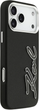 Панель Karl Lagerfeld FW Grained Signature Logo для Apple iPhone 17 Pro Max Black (KLHCP17XPGFKSRSK) - зображення 4