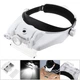 Бінокулярна Лупа окуляри Magnifier MG 81000G з LED Підсвічуванням до 8x для паяння та ремонту - зображення 2