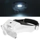 Бінокулярна Лупа окуляри Magnifier MG 81000G з LED Підсвічуванням до 8x для паяння та ремонту - зображення 4