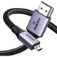 Кабель мультимедійний HDMI M to HDMI micro M 2.0m V2.1 8K60Hz HD164 black Ugreen (15517) - зображення 4