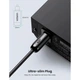 Кабель мультимедійний Optical Toslink 1.5m AV122 black UGREEN (70891) - зображення 6
