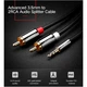 Кабель мультимедійний 3.5mm M to 2xRCA M 5.0m AV116 black Ugreen (10591) - зображення 10