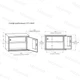 Пистолетный сейф с горизонтальными отделениями Metalzavod SP-250G - изображение 7