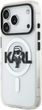 Панель Karl Lagerfeld IML Karl Sketch Logo MagSafe для Apple iPhone 17 Pro Transparent (KLHMP17LHGKIGKBT) - зображення 2
