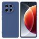 Чехол Fiji Full Soft Premium для Tecno Camon 30 (CL6) противоударный бампер с микрофиброй Dark Blue - изображение 1