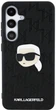 Etui Karl Lagerfeld Leather Monogram Pin Logo Karl Head do Samsung Galaxy S25 Black (3666339449797) - obraz 3
