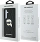 Etui Karl Lagerfeld Leather Monogram Pin Logo Karl Head do Samsung Galaxy S25 Black (3666339449797) - obraz 8