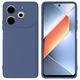 Чехол Fiji Full Soft Premium для Tecno POVA 6 Neo (LI6) противоударный бампер с микрофиброй Dark Blue - изображение 1
