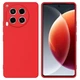 Чехол Fiji Full Soft Premium для Tecno Camon 30 (CL6) противоударный бампер с микрофиброй Red - изображение 1