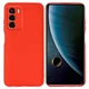 Чехол Fiji Full Soft Premium для ZTE Blade V40 Vita противоударный бампер с микрофиброй Red - изображение 2