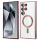 Чехол Fiji Chrome для Samsung Galaxy S25 Ultra (S938) с MagSafe и защитой камер Rose Gold - зображення 1