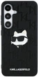 Панель Karl Lagerfeld Leather Monogram Pin Logo Choupette Head для Samsung Galaxy S25 Black (3666339449827) - зображення 3