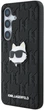 Панель Karl Lagerfeld Leather Monogram Pin Logo Choupette Head для Samsung Galaxy S25 Black (3666339449827) - зображення 2
