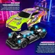 Радиоуправляемая машинка для дрифта Porsche 911 GT NeonG 1:16 (29см), LED-подсветка, сменные шины, аккумулятор 7.4V, пульт 2.4GHz - изображение 4
