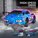 Радиоуправляемая машинка для дрифта Porsche 911 GT NeonG 1:16 (29см), LED-подсветка, сменные шины, аккумулятор 7.4V, пульт 2.4GHz - изображение 6