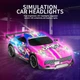Радиоуправляемая машинка для дрифта Porsche 911 GT Neon 1:16 (29см), LED-подсветка, сменные шины, аккумулятор 7.4V, пульт 2.4GHz - изображение 2
