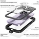 Захищений чохол Shellbox M Waterproof Case Black для iPhone 14 Pro Max - изображение 3