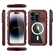 Захищений чохол Shellbox M Waterproof Case Red+Black для iPhone 14 - изображение 3