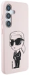 Etui Karl Lagerfeld Silicone Graffiti Ikonik Printed Logo MagSafe do Samsung Galaxy S25 Pink (3666339449872) - obraz 4