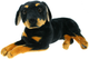 Maskotka Dubi Pluszowy leżący rottweiler 47 cm (5905965332492) - obraz 1