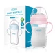 Пляшечка для годування Dr.Isla Baby Bottle 240 мл, 3–6міс, рожева - зображення 1