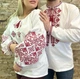Парні вишиванки з льону, фемілі лук, жіноча (2XL) та чоловіча (2XL) вишиванки - изображение 1